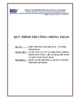 BIỆN PHÁP THI CÔNG CHỐNG BÌNH ĐĂNG 