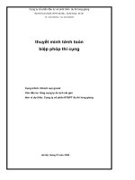 biện pháp thi công tầng hầm khách sạn ( thuyết minh + bản vẻ )