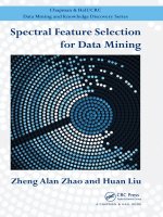 IT training spectral feature selection for data mining zhao  liu 2011 12 14 