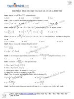 TS247 DT thi online trac nghiem tinh don dieu cua ham so co loi giai chi tiet 12025 1506325331 