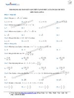 TS247 DT thi online bai toan rut gon tren tap so phuc co loi giai chi tiet 14399 1511755305 