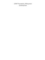 IT training manning   LDAP programming, management and integration 