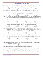 Bài tập thể tích khối lăng trụ xiên có lời giải chi tiết 