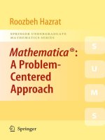 IT training mathematica  a problem centered approach hazrat 2010 07 13 1 