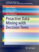 IT training proactive data mining with decision trees dahan, cohen, rokach  maimon 2014 02 15 