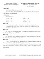 DE +DAP AN KTHKII LY 7   kho tai lieu vat ly 