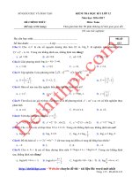 Đề kiểm tra cuối học kỳ i   lớp 12   2016 2017   word có lời giải chi tiết   kho tai lieu THCS THPT 
