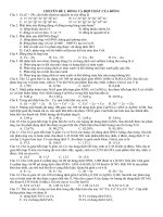 Bài tập trắc nghiệm về đồng và hợp chất của đồng có đáp án