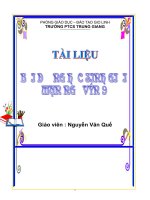 Tài liệu tham khảo bồi dưỡng học sinh giỏi môn ngữ văn 9  (phần 1)