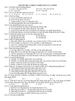 Bài tập trắc nghiệm về crom và hợp chất có đáp án