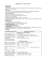 Giáo án tự chọn 12 môn hóa  Tiết TC12  Vật liệu polime