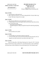 DE KIEM TRA + DAP AN KT HKII MON VAT LY 8   CHINH   THUC   kho tai lieu vat ly 