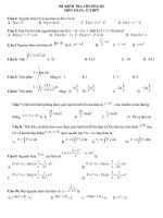 ĐỀ KIỂM TRA CHƯƠNG III lop 12   kho tai lieu THCS THPT 