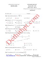 Đề kiểm tra học kì i lớp 12 THPT 2016 2017   file word có lời giải chi tiết   kho tai lieu THCS THPT 