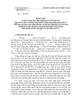 Báo cáo sơ kết 05 nghị quyết số 29 NQTW ngày 04 11 2013 của BCH(khóa XI) về “đổi mới căn bản, toàn diện giáo dục và đào tạo, đáp ứng yêu cầu công nghiệp hóa, hiện đại hóa trong điều kiện kinh tế thị trường