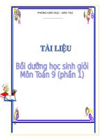 Tài liệu tham khảo bồi dưỡng HSG môn toán 9  (phần 1)