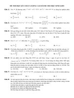 Đề HK1 lớp 12 dành cho học sinh giỏi   kho tai lieu THCS THPT 