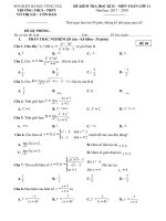 TRAC NGHIEM  DE 4   kho tai lieu THCS THPT 