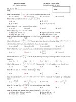 kiem tra trac nghiem 1 tiet 1212 ma de   kho tai lieu THCS THPT 