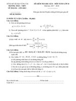 ĐỀ THI HK2 TOAN 10   kho tai lieu THCS THPT 