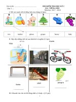 đề kiểm tra unit 1 2 3 4 5