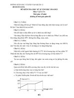 đề thi HK2 lý 6 buoi sang NH 14 15   kho tai lieu vat ly 