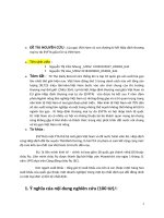 Đề tài nguyên cứu