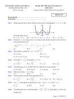 Đề thi thử toán THPTQG 2019 lần 1 trường quỳnh lưu 2 nghệ an 