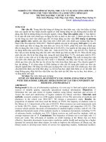 NGHIÊN cứu TÌNH HÌNH sử DỤNG, NHU cầu và sự hài LÒNG đối với HOẠT ĐỘNG THƯ VIỆN TRƯỜNG của SINH VIÊN CHÍNH QUY TRƯỜNG đại học y dược cần THƠ 