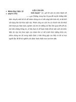 Tiểu luận Kinh doanh đồ handmade