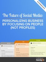 Future of social media personalizing business by focusing on people not profiles   kho tai lieu tong hop 