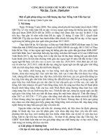 Một số giải pháp nâng cao chất lượng dạy học tiếng anh tiểu học tại ninh bình 