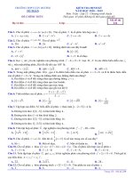 Đề kiểm tra giải tích 12 chương 4 năm 2018 2019 trường cây dương kiên giang 