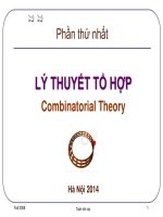 Bài giảng slie Toán rời rạc  Phần 1.Mở đầu