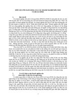 TIẾP CẬN VỐN NGÂN HÀNG CỦA CÁC DOANH NGHIỆP SIÊU NHỎ  VÀ HỘ GIA ĐÌNH 