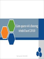 document chuong 1  lam quen voi excel kho tài liệu bách khoa 