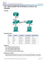 5 2 1 8 lab   observing ARP with the windows CLI, IOS CLI, and wireshark kho tài liệu bách khoa 
