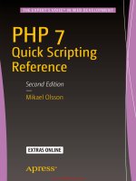 PHP 7 quick scripting reference, second edition tủ tài liệu bách khoa 