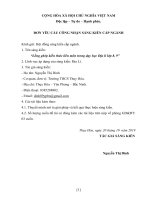 SKKN 2019 2020 ( dạy học TÍCH hợp)