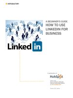 how to use linkedin for business tủ tài liệu bách khoa 