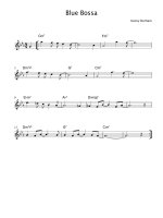 Blue bossa   leadsheet tủ tài liệu bách khoa 
