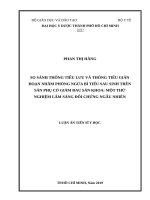 So sánh thông tiểu lưu và thông tiểu gián đoạn nhằm phòng ngừa bí tiểu sau sinh trên sản phụ có giảm đau sản khoa một thử nghiệm lâm sàng đối chứng ngẫu nhiên 