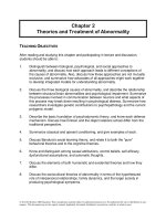 Test bank and solution abnomal psychology ch02 (2) 