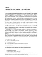 Test bank and solution of ch02 the courst systems and dispute resolution (1) 