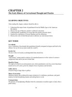 Test bank and solution of the early history of corectional; thought and practic (1) 