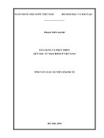 Xây dựng và phát triển quỹ đầu tư mạo hiểm ở việt nam tt 