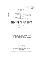 Tây sơn thuật lược   tạ quang phát dịch tủ tài liệu bách khoa 