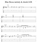 Blue bossa   chords and melody from lesson3 tủ tài liệu bách khoa 