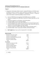 Test bank and solution of analysis for FInancial management 11e (1) 
