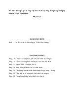 Đánh giá giá trị công việc làm cơ sở xây dựng thang bảng lương tại công ty TNHH Huy Hoàng.